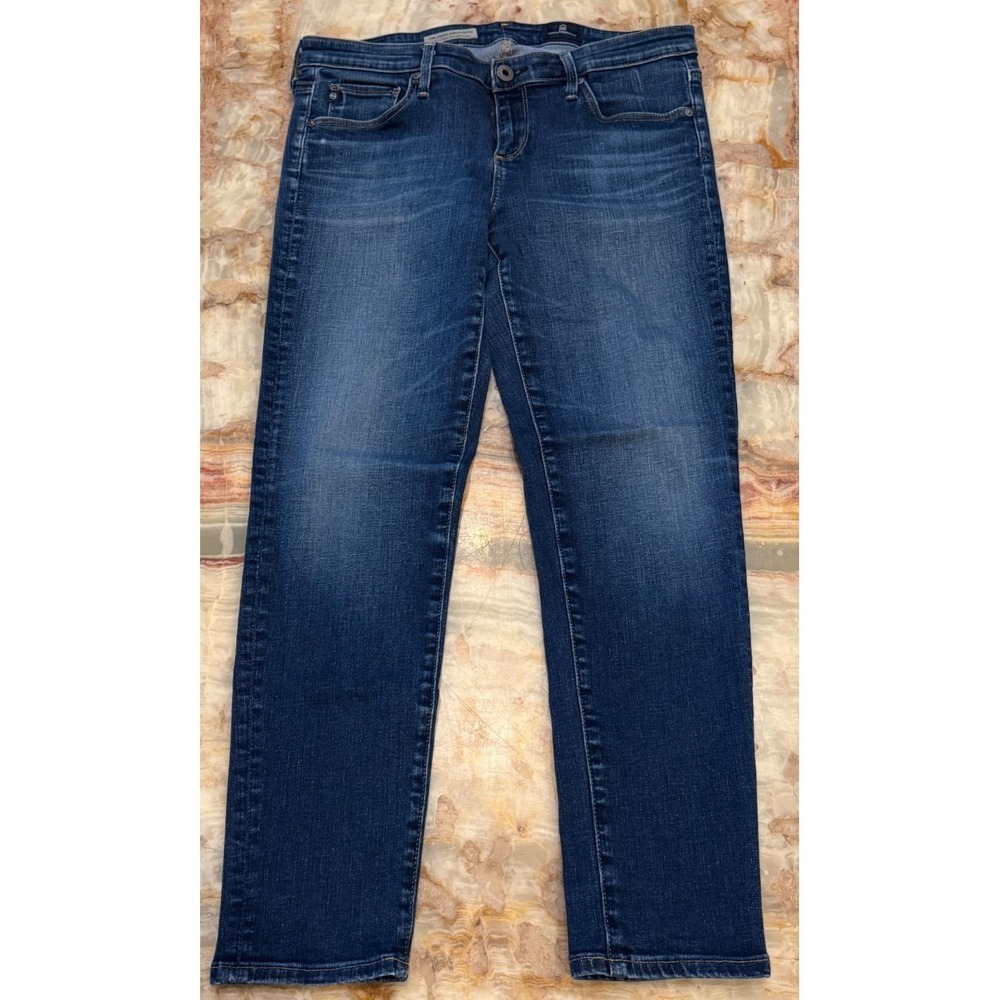 AG Adriano‎ Goldschmid Womens The Stieve Ankle Jeans Blue Slim Fit USA Denim 28P